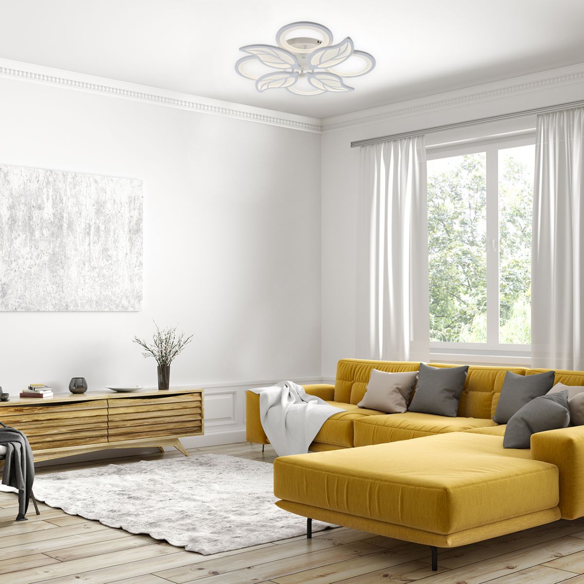 потолочный светильник escada gaura 10214/8led