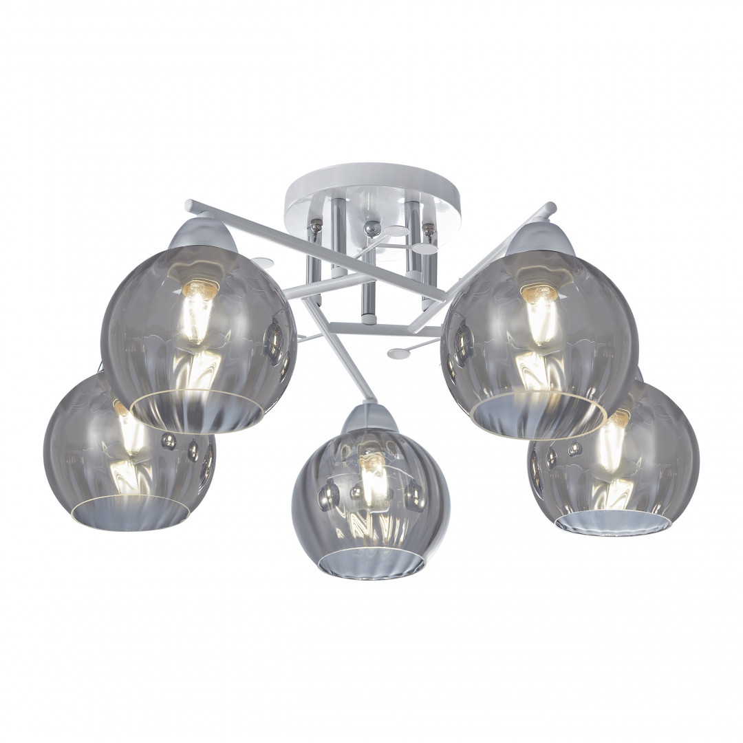 потолочная люстра arte milano amalfi 326508/5 wh+cr