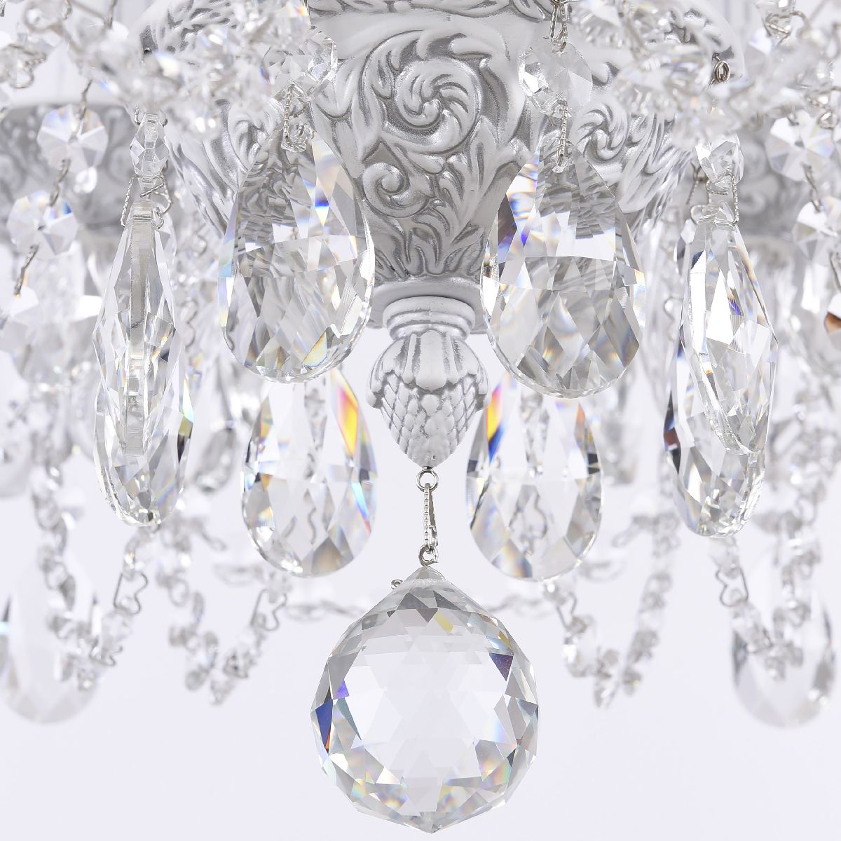 подвесная люстра bohemia ivele crystal al16302/8/195 wmn