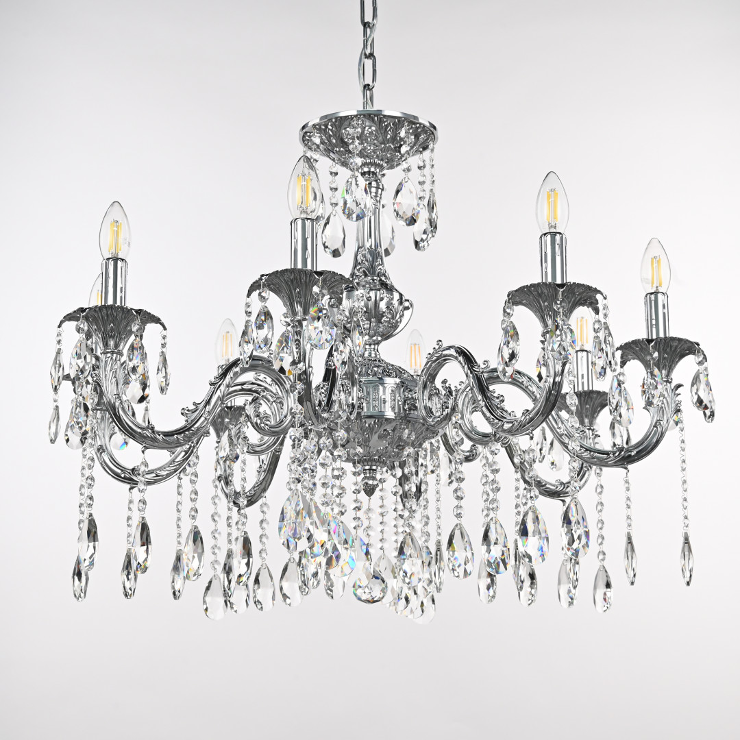 подвесная люстра bohemia ivele crystal al79101/8/250 a ni