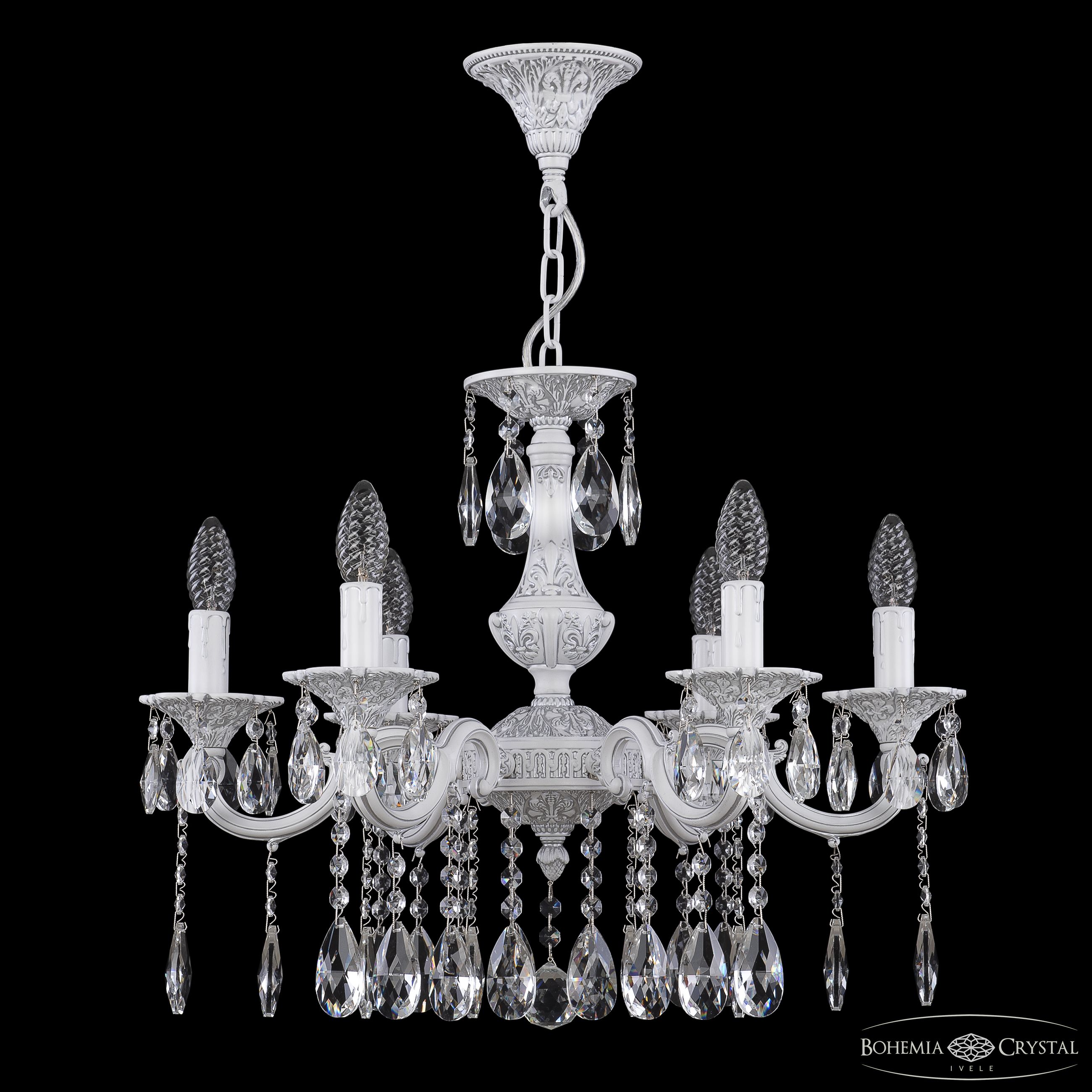 подвесная люстра bohemia ivele crystal al78101/6/175 a wmn