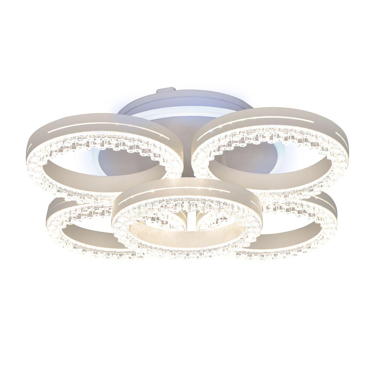 потолочная светодиодная люстра escada albus 10276/5led app