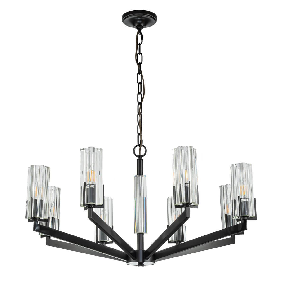 подвесная люстра belfast malone 6035-8 bl cl