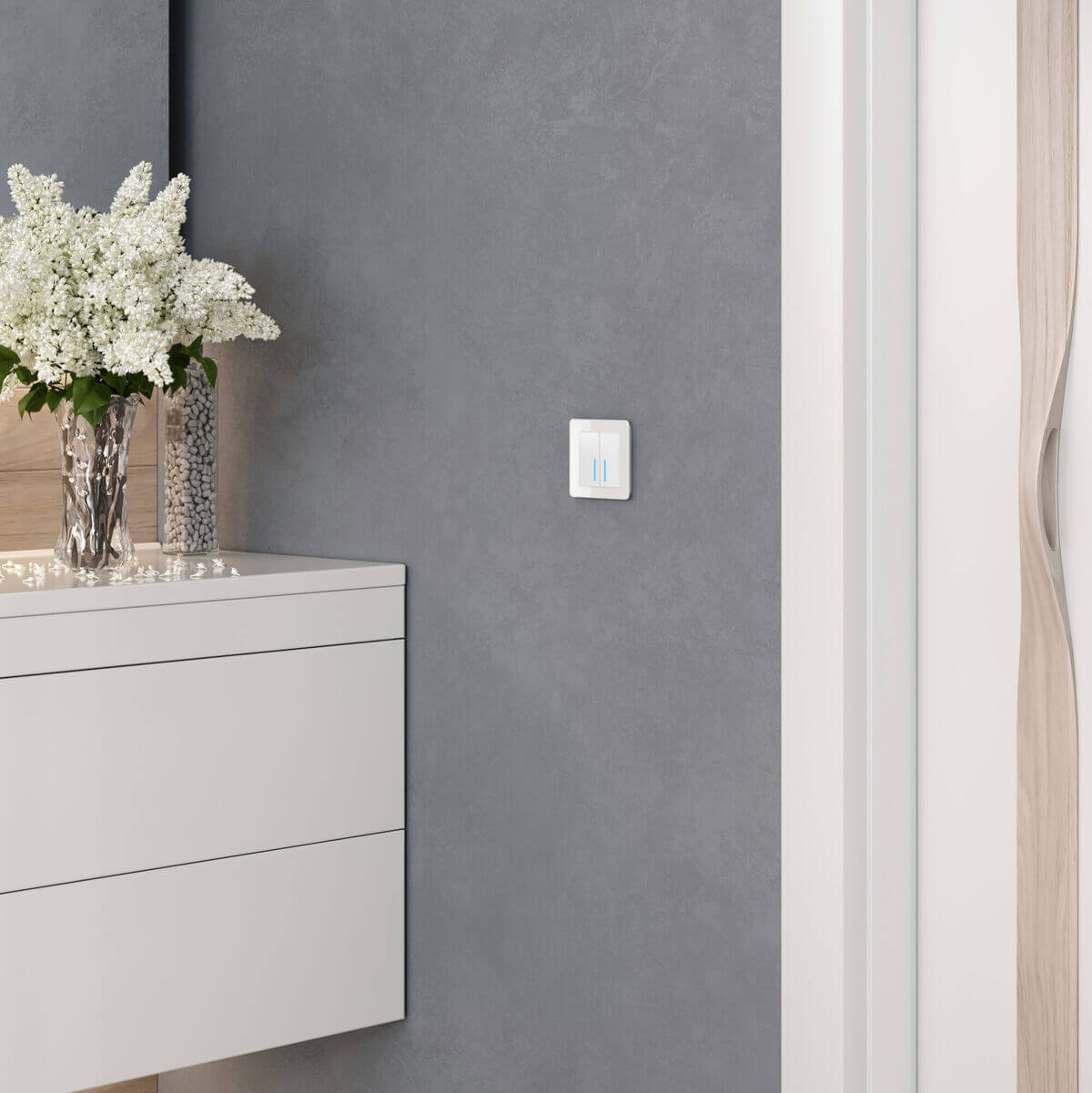 рамка на 1 пост werkel acrylic белый 4690389184819 w0012701