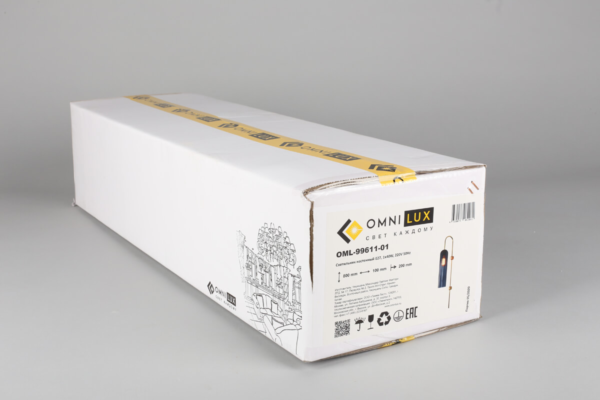 бра omnilux parrini oml-99611-01