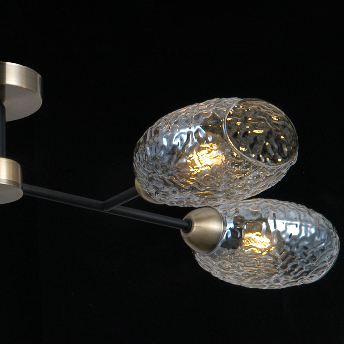 люстра на штанге illumico il0285-4csq-79 bk ab