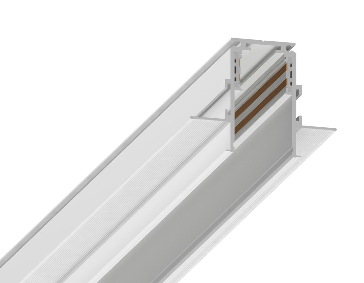 шинопровод встраиваемый под гкл 9,5мм ambrella light magnetic standard gl3331-9.5