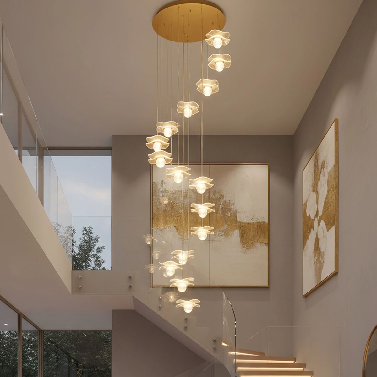 каскадная люстра citilux signature cl247057