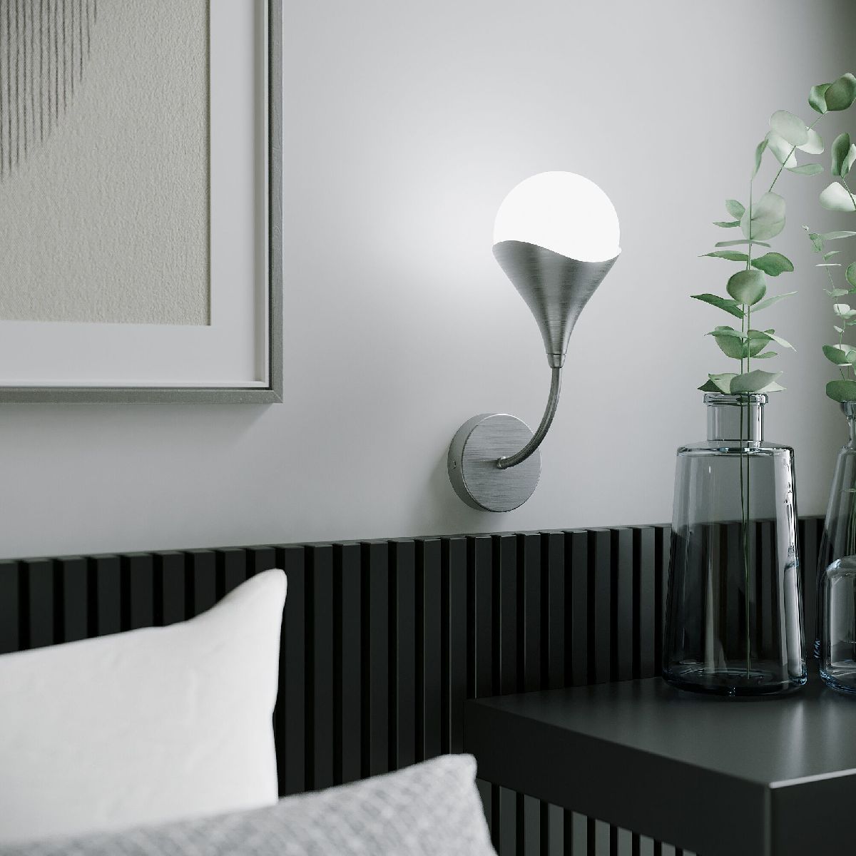 бра eurosvet 60169/1 никель a068275