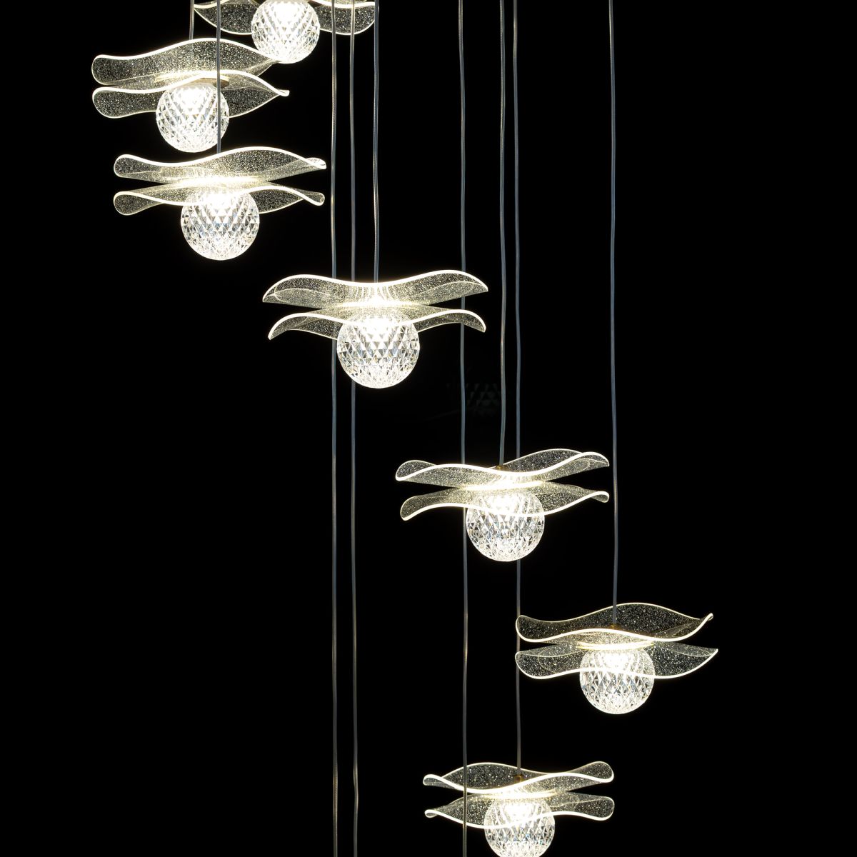 каскадная люстра citilux signature cl247057