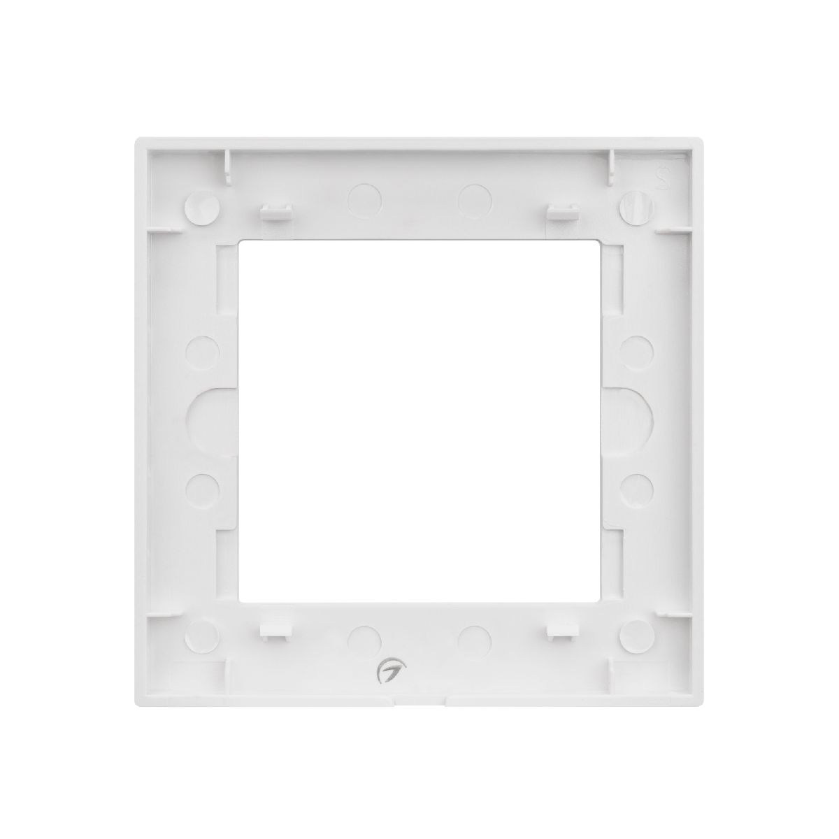 рамка одноместная arlight frm-glare-gs-1-wh 043786