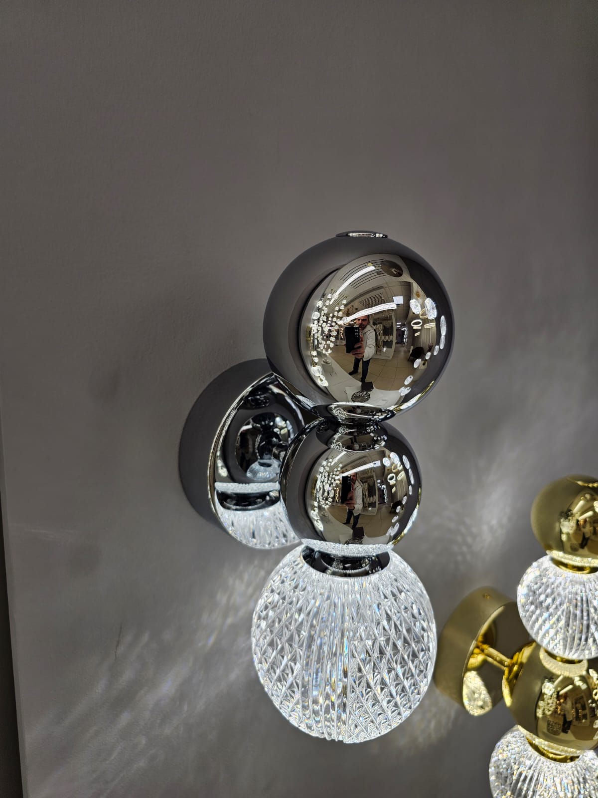 бра odeon light crystal 5007/4wl