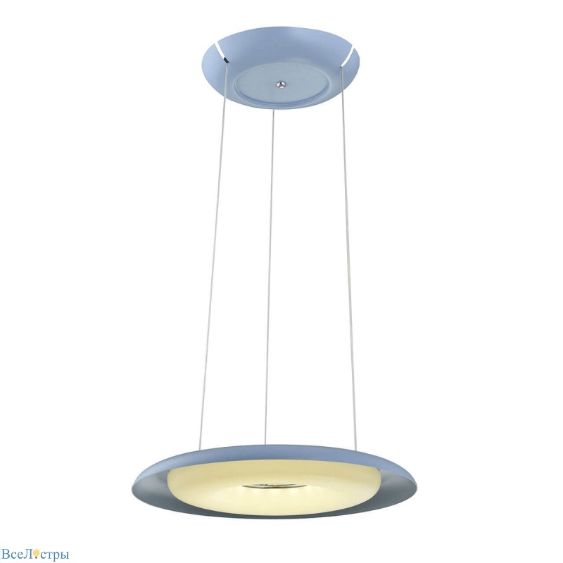 подвесной светодиодный светильник horoz deluxe синий 019-012-0070 hrz00002272