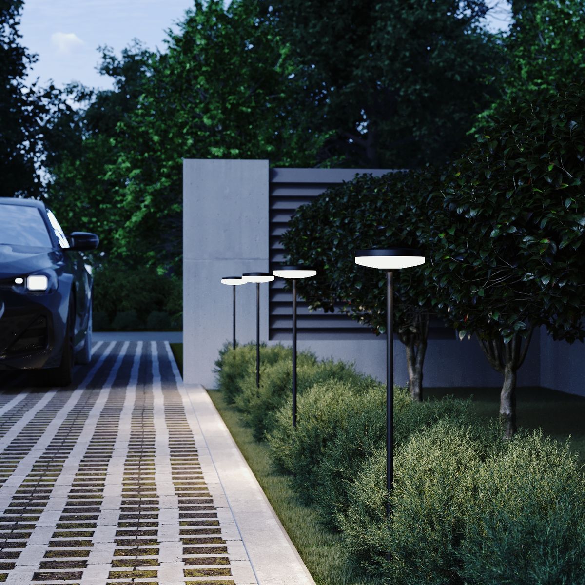 ландшафтный светодиодный светильник st luce glimer sl9524.415.01