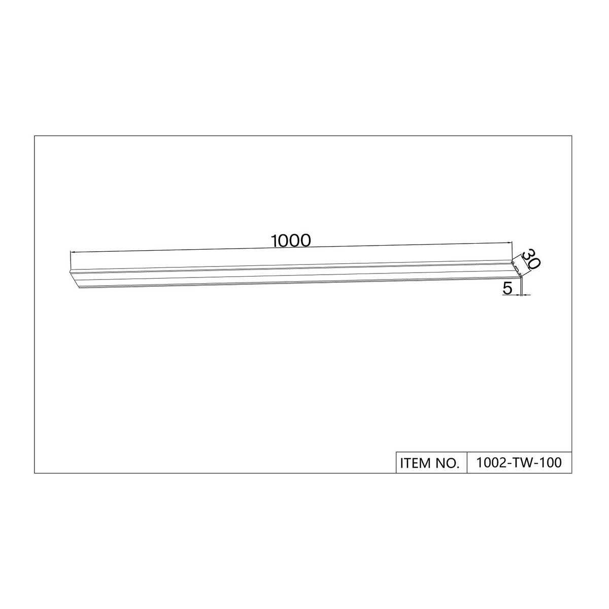 шинопровод favourite unika 1002-tw-100