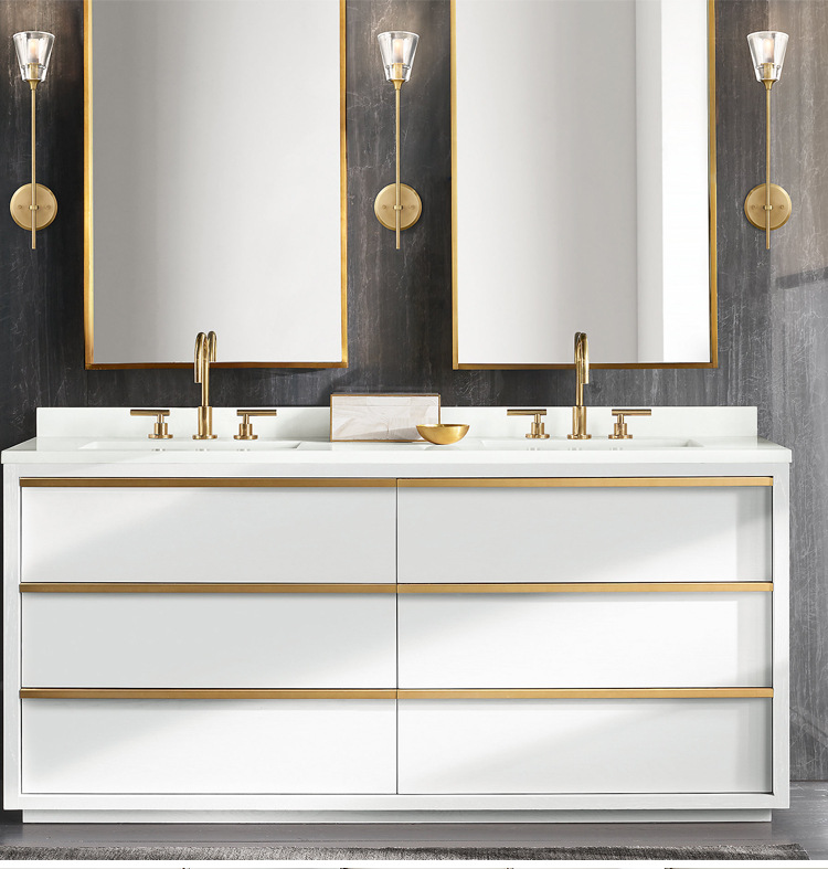 бра delight collection torche de verre 8614w/d gold