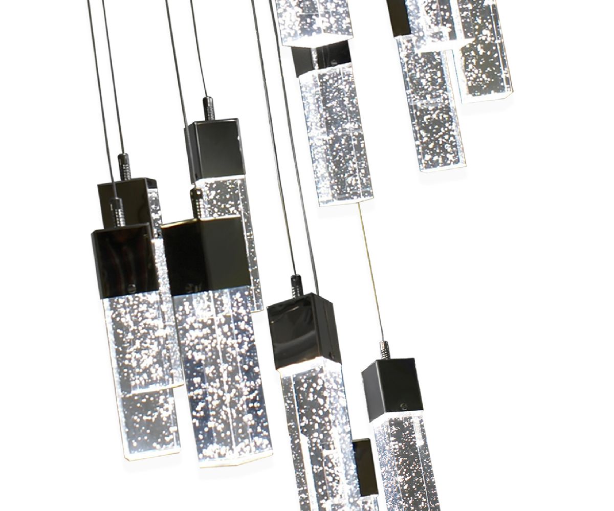 каскадная люстра kink light аква 08510-15a,02(4000k)