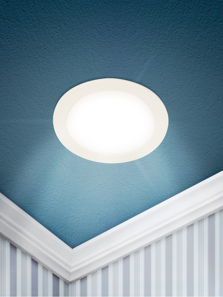 встраиваемый светильник эра led 17-6-6k б0057421