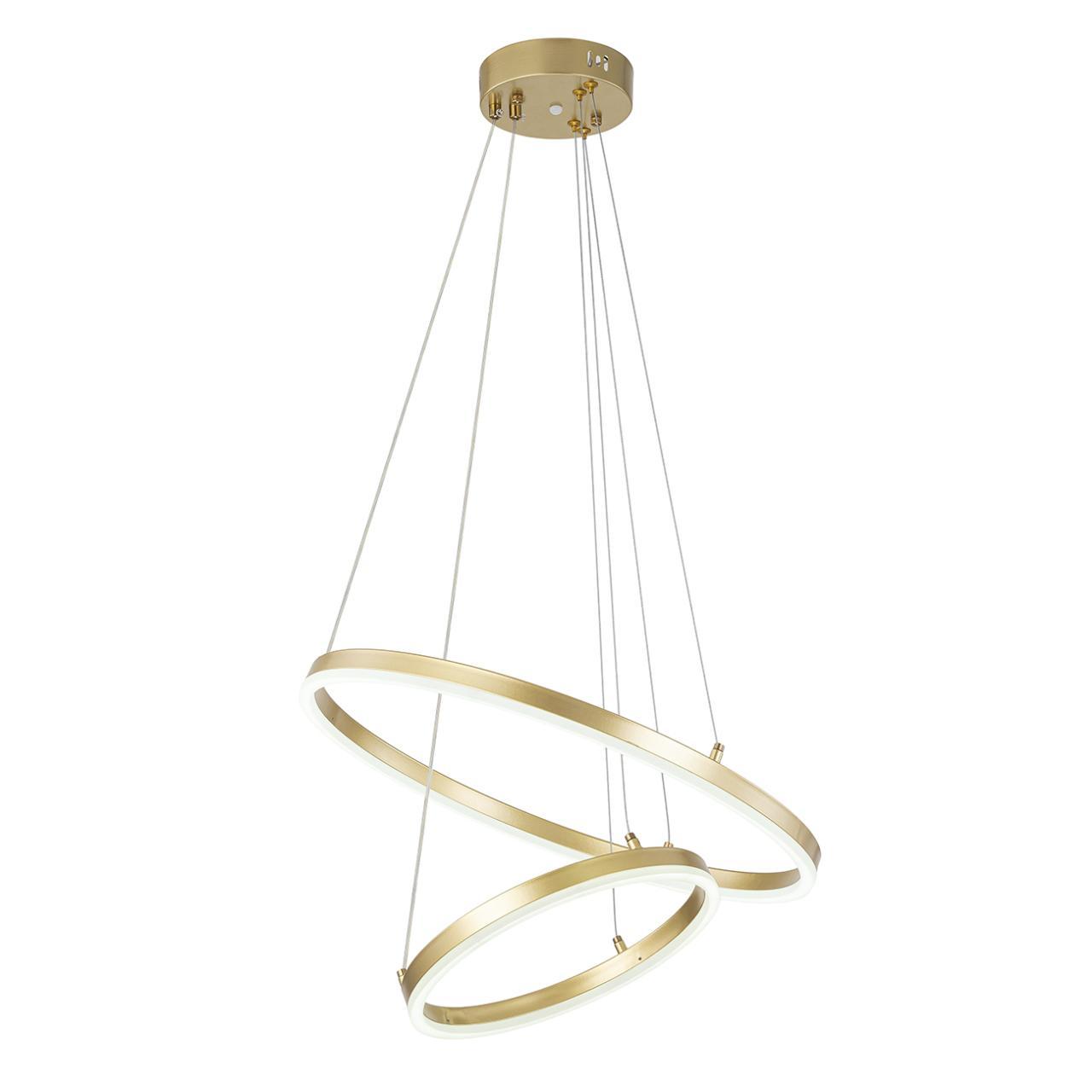 подвесной светодиодный светильник escada void 10254/2led gold app