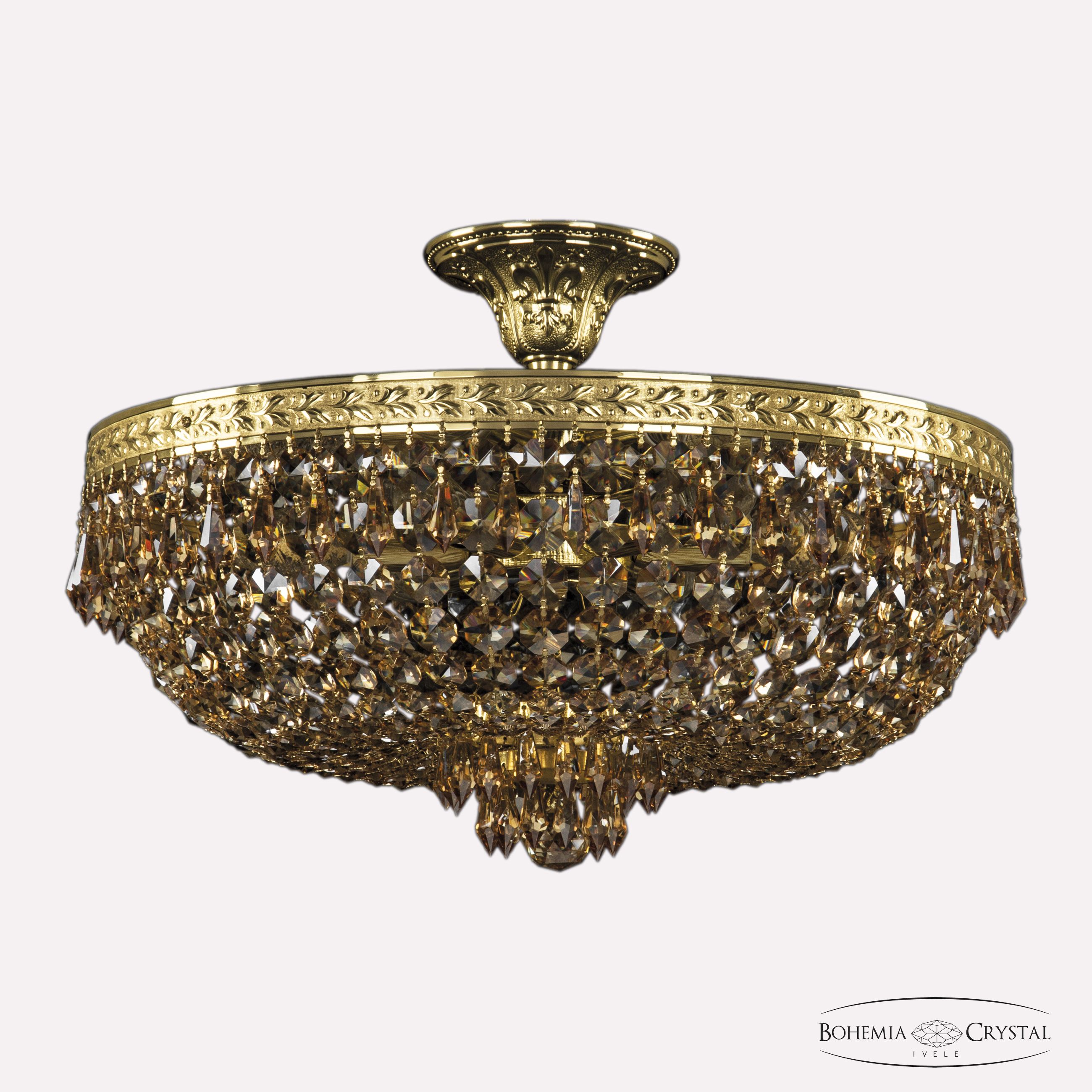 потолочная люстра bohemia ivele crystal 19271/45iv g r721
