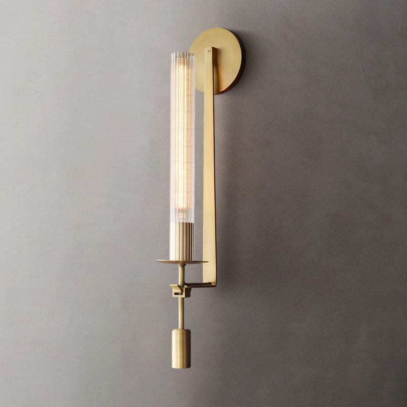 бра delight collection mt8615-1w antique brass