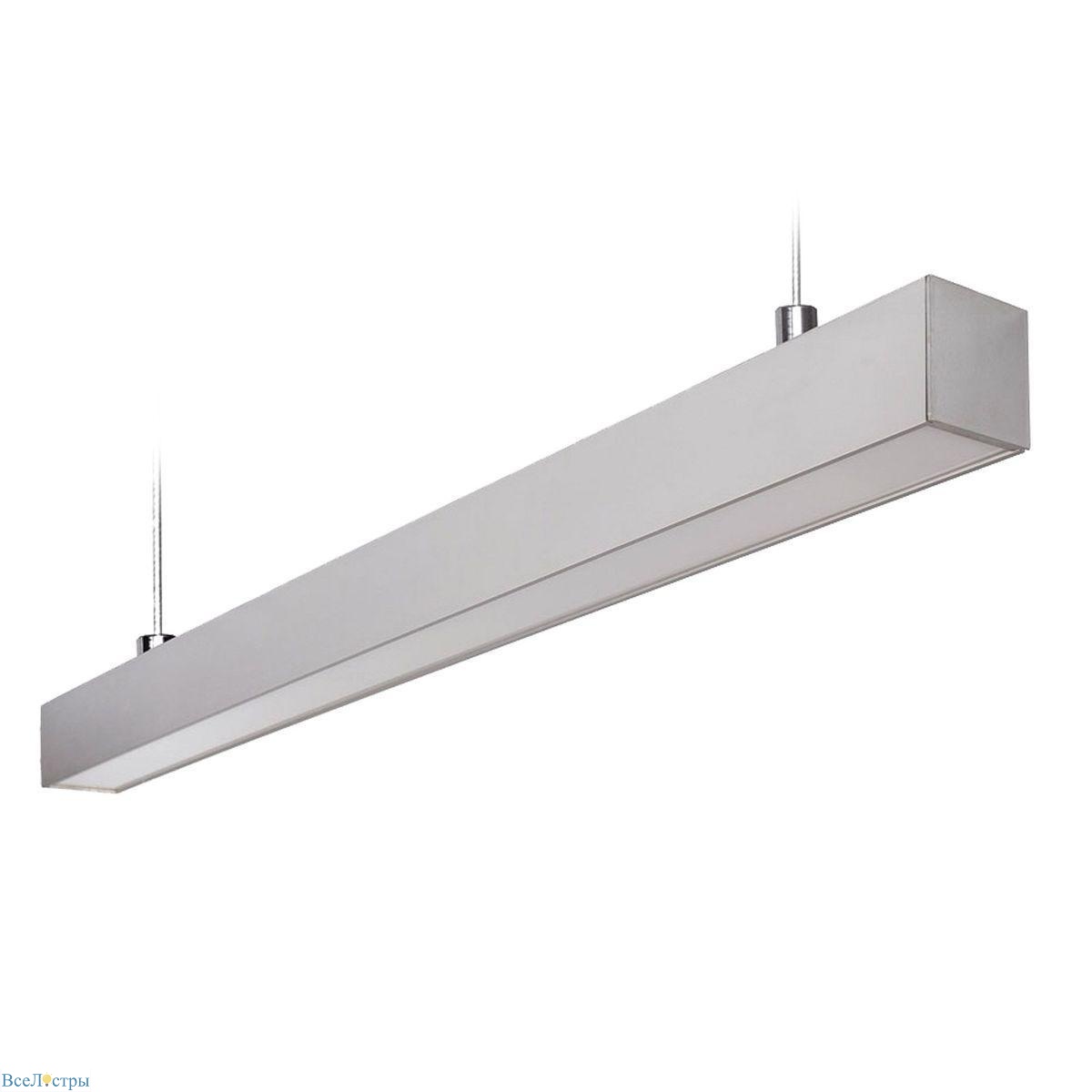линейный светодиодный светильник uniel ulo-k10d 22w/4000k/l50 ip65 silver ul-00012019