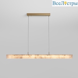 604053 LED латунь/ алебастр