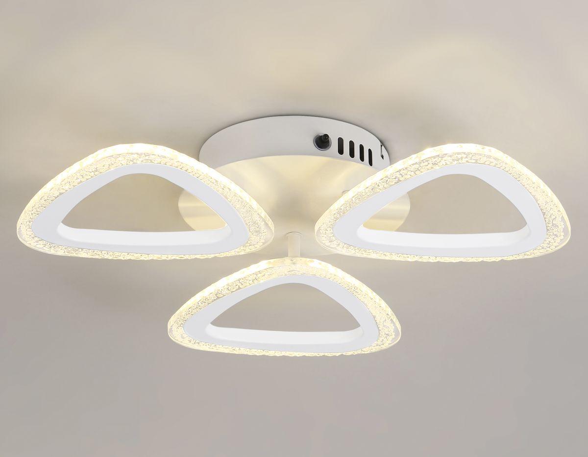 потолочная светодиодная люстра ambrella light acrylica original fa4508