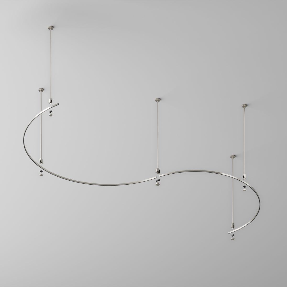 шинопровод накладной/подвесной maytoni flarity trx154-2sr-d1500-pt