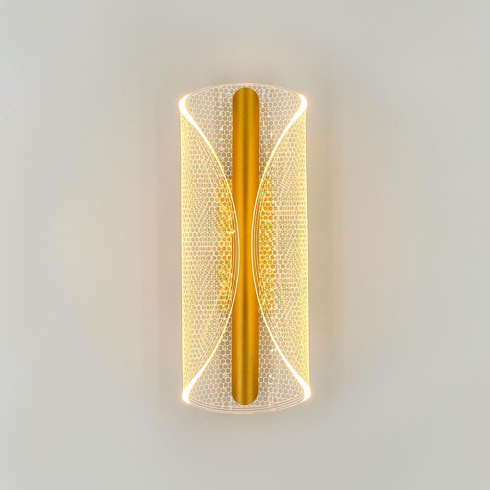 настенный светильник led4u l6329-01 gd