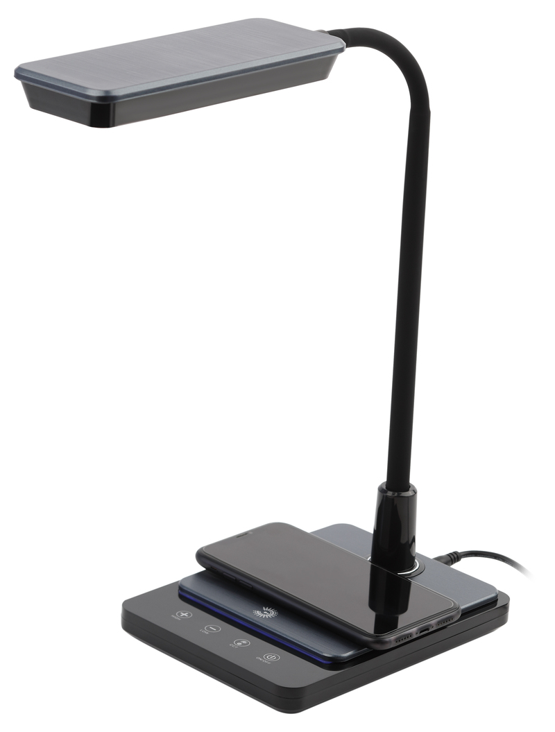настольная лампа эра nled-499-10w-bk б0052777