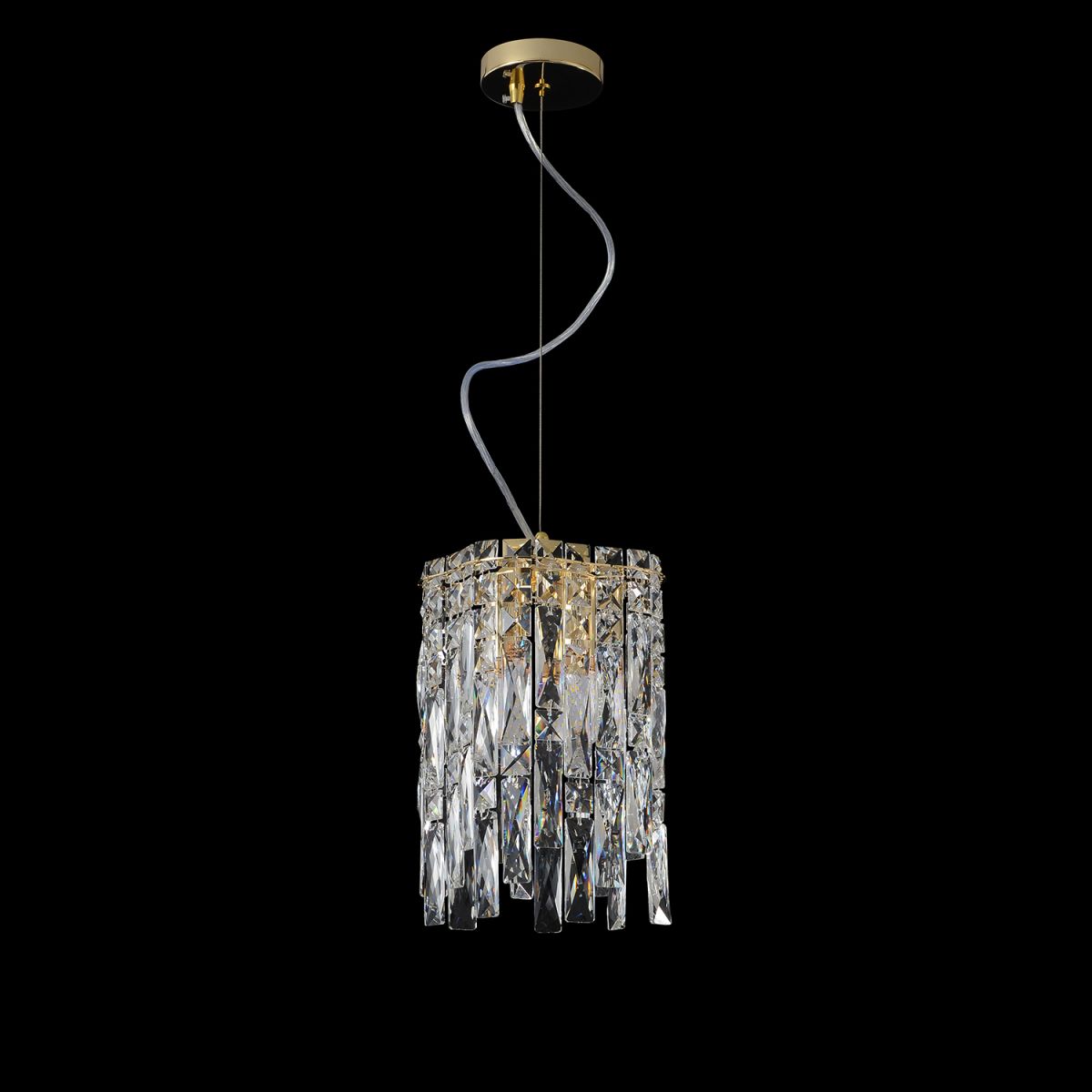 подвесной светильник crystal lux abril sp2 gold