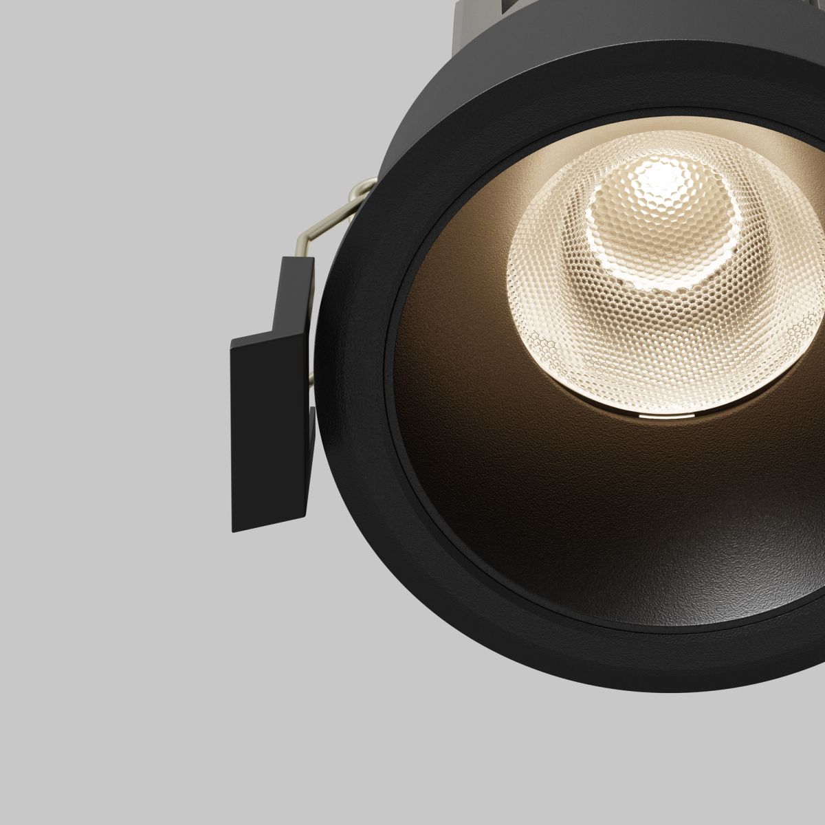 встраиваемый светильник maytoni technical dip hight dl123-10w-4k-b