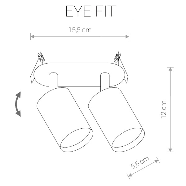 спот nowodvorski eye fit 9395