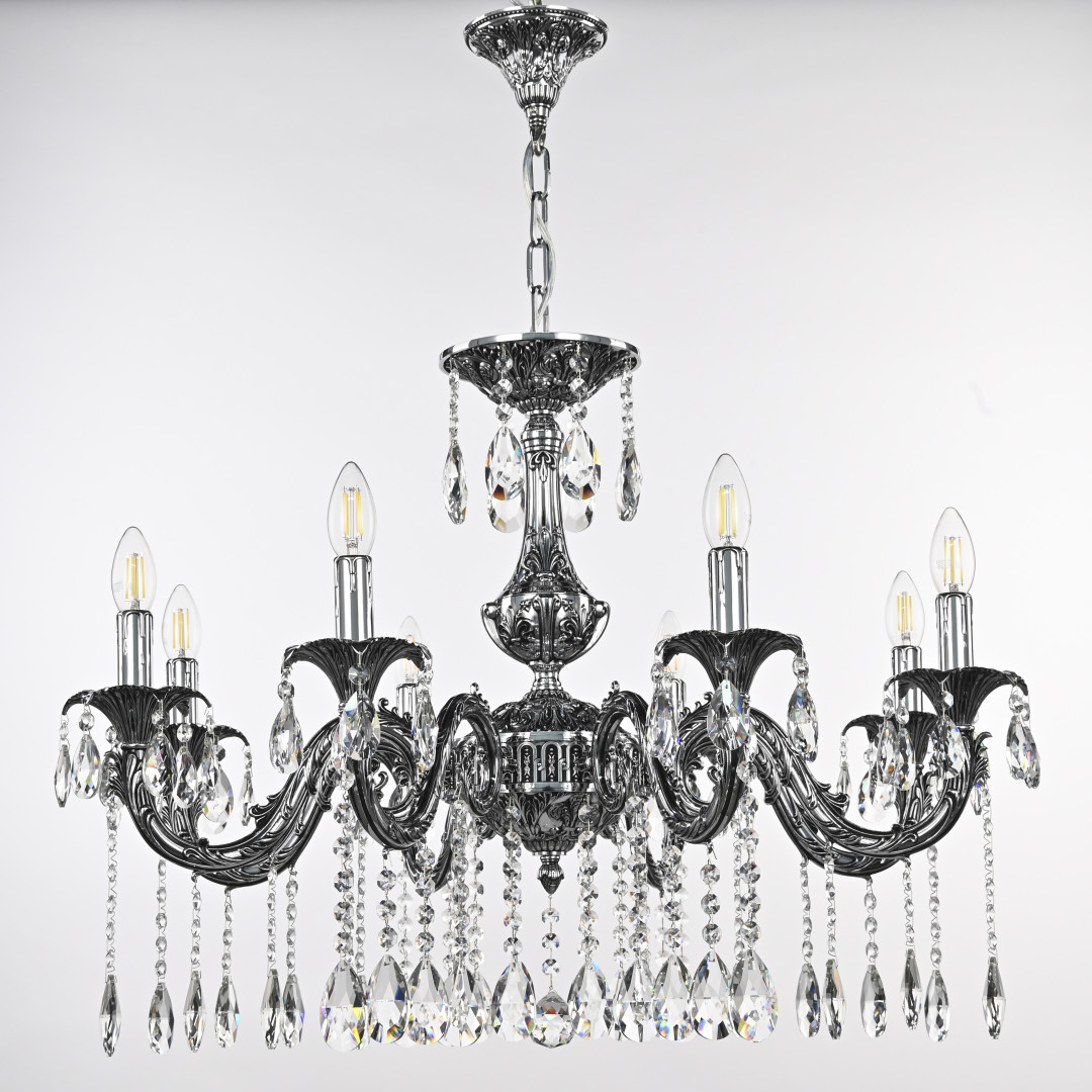 подвесная люстра bohemia ivele crystal al79101/8/250 a nb