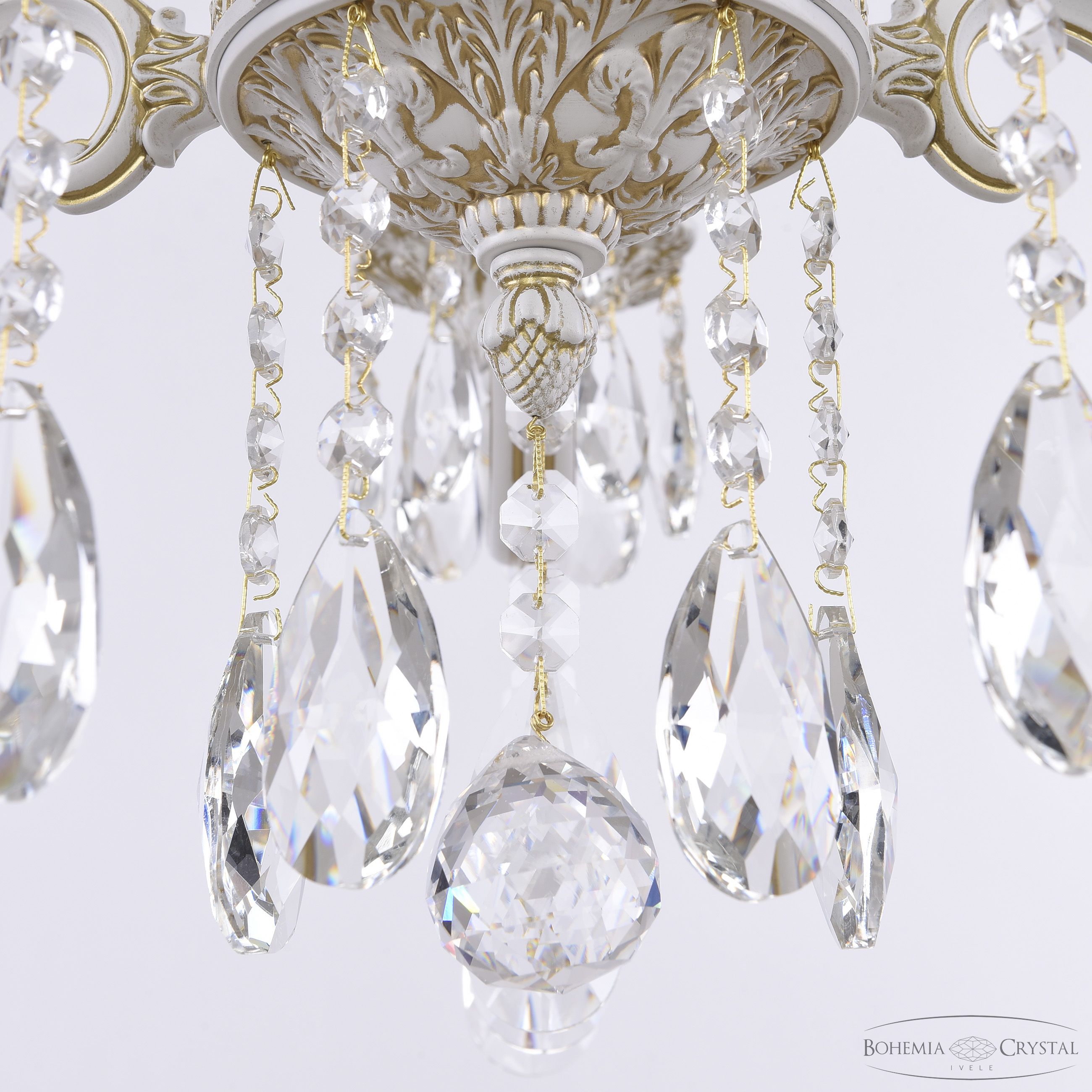 подвесная люстра bohemia ivele crystal al78101/5/175 a wmg