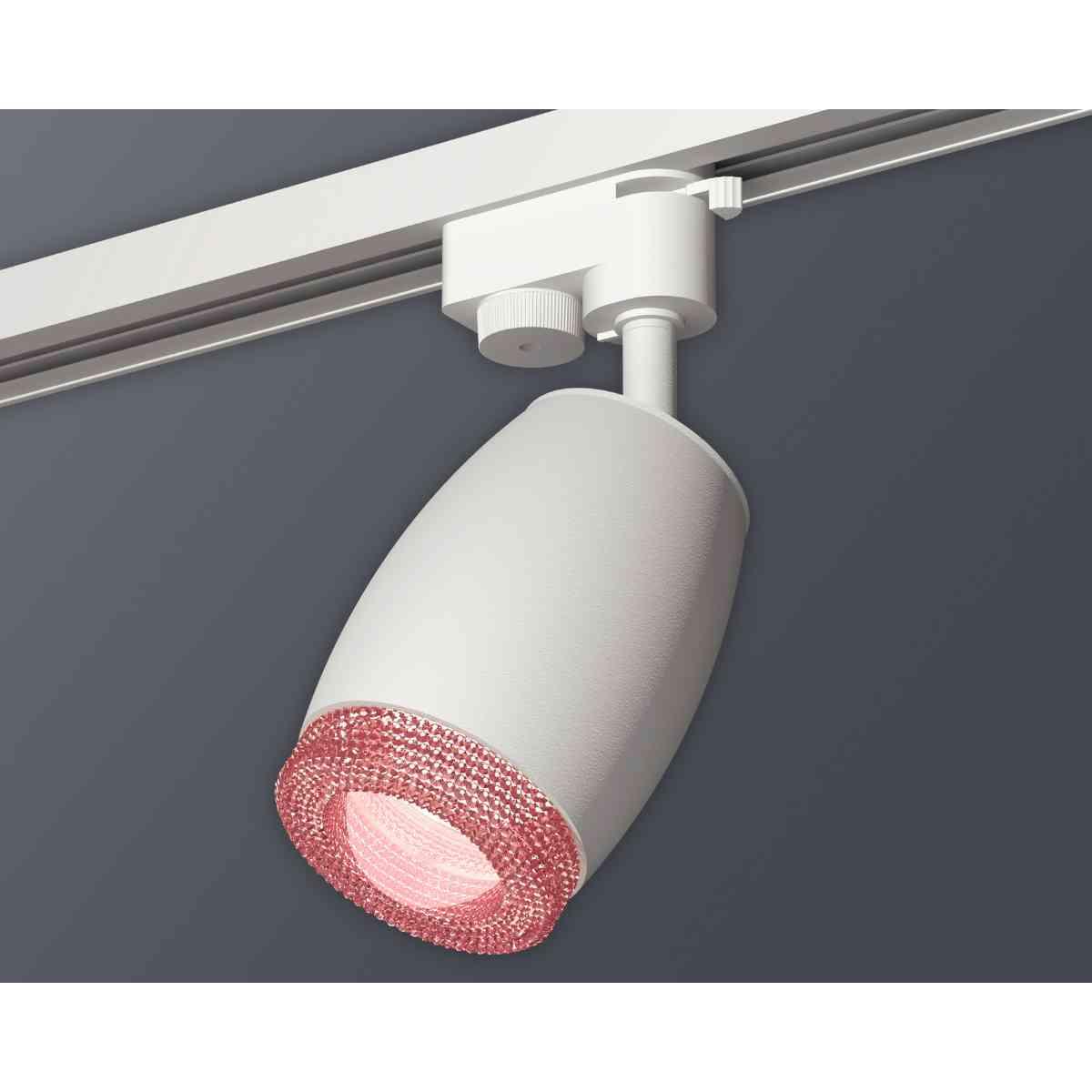 комплект трекового светильника ambrella light track system xt1122022 swh/pi белый песок/розовый (a2520, c1122, n7193)