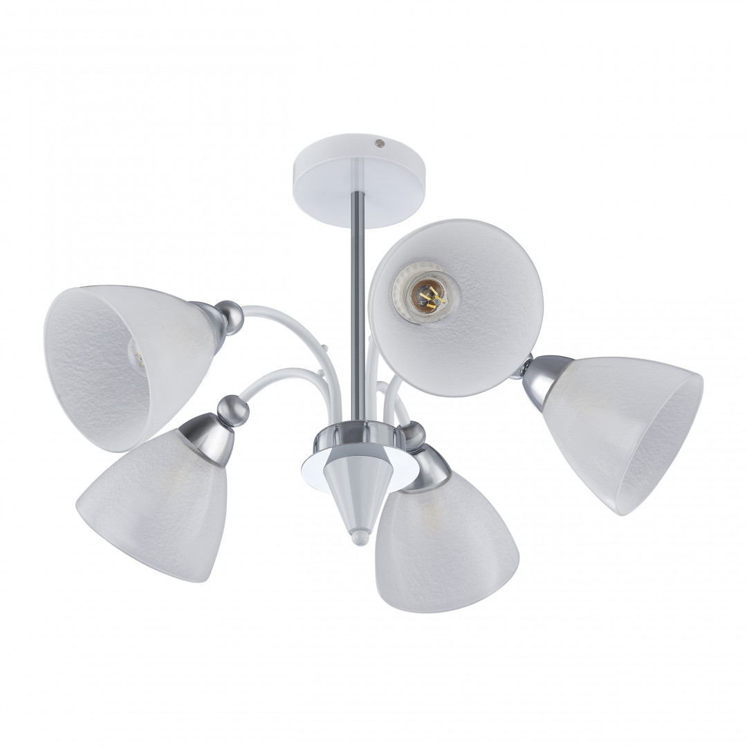 люстра на штанге arte milano napoli 326008/5 wh+cr