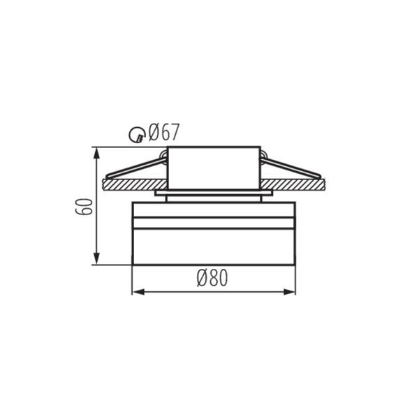точечный светильник kanlux govik-st dso-b 29237