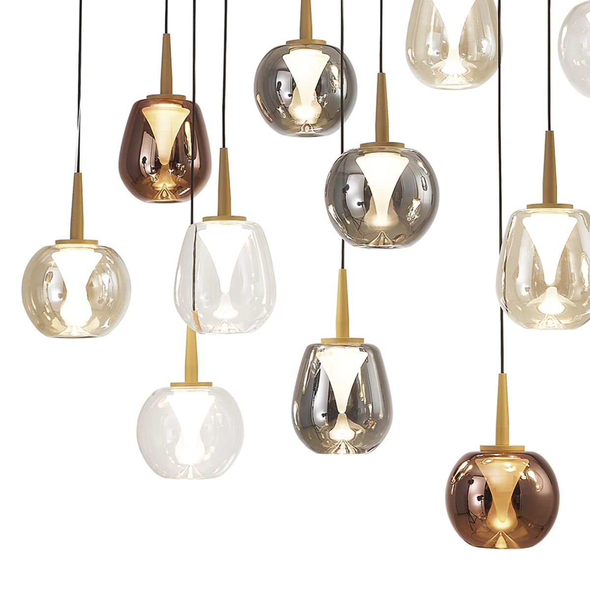 каскадная люстра mantra andromeda 8936+14pl