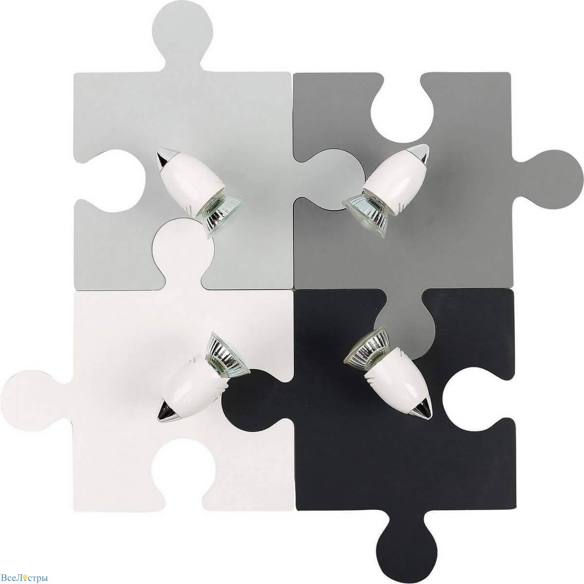 спот nowodvorski puzzle gray 9728