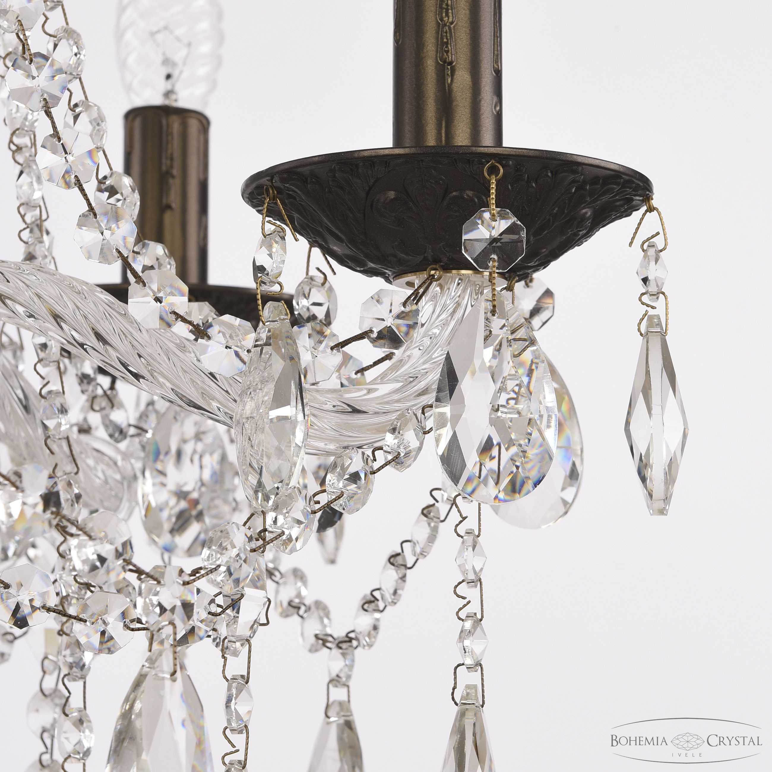 подвесная люстра bohemia ivele crystal al16315/5/141 pd