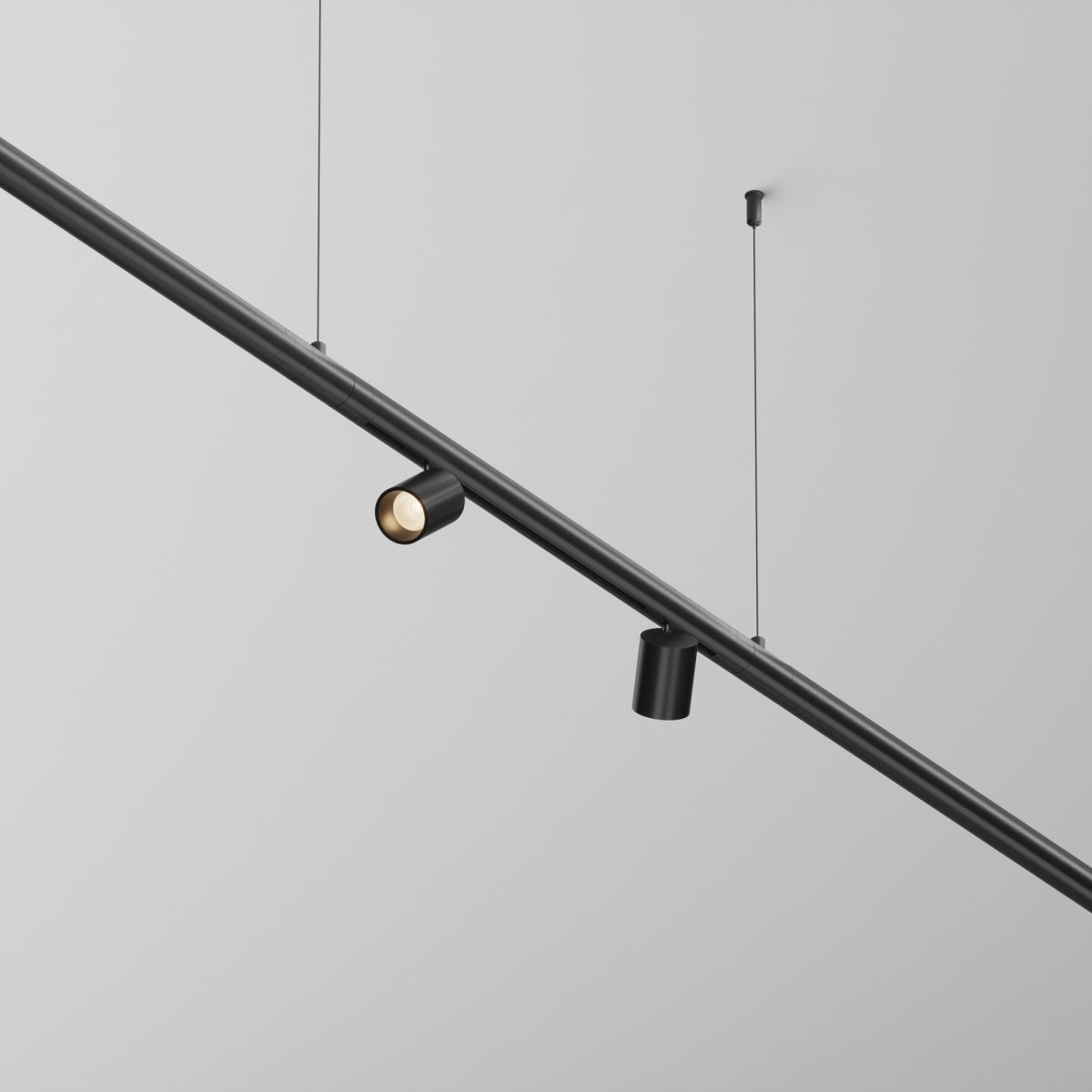 шинопровод накладной/подвесной maytoni shelf ca012-trx-500-b