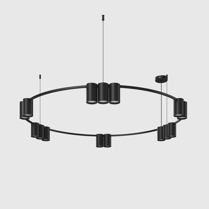 подвесная люстра denkirs orbit dk4067-bk