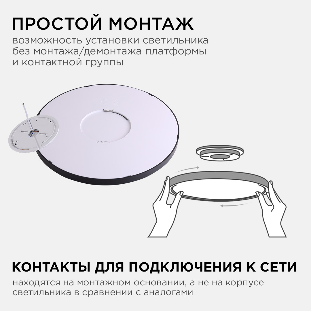 настенно-потолочный светильник apeyron spin 18-141