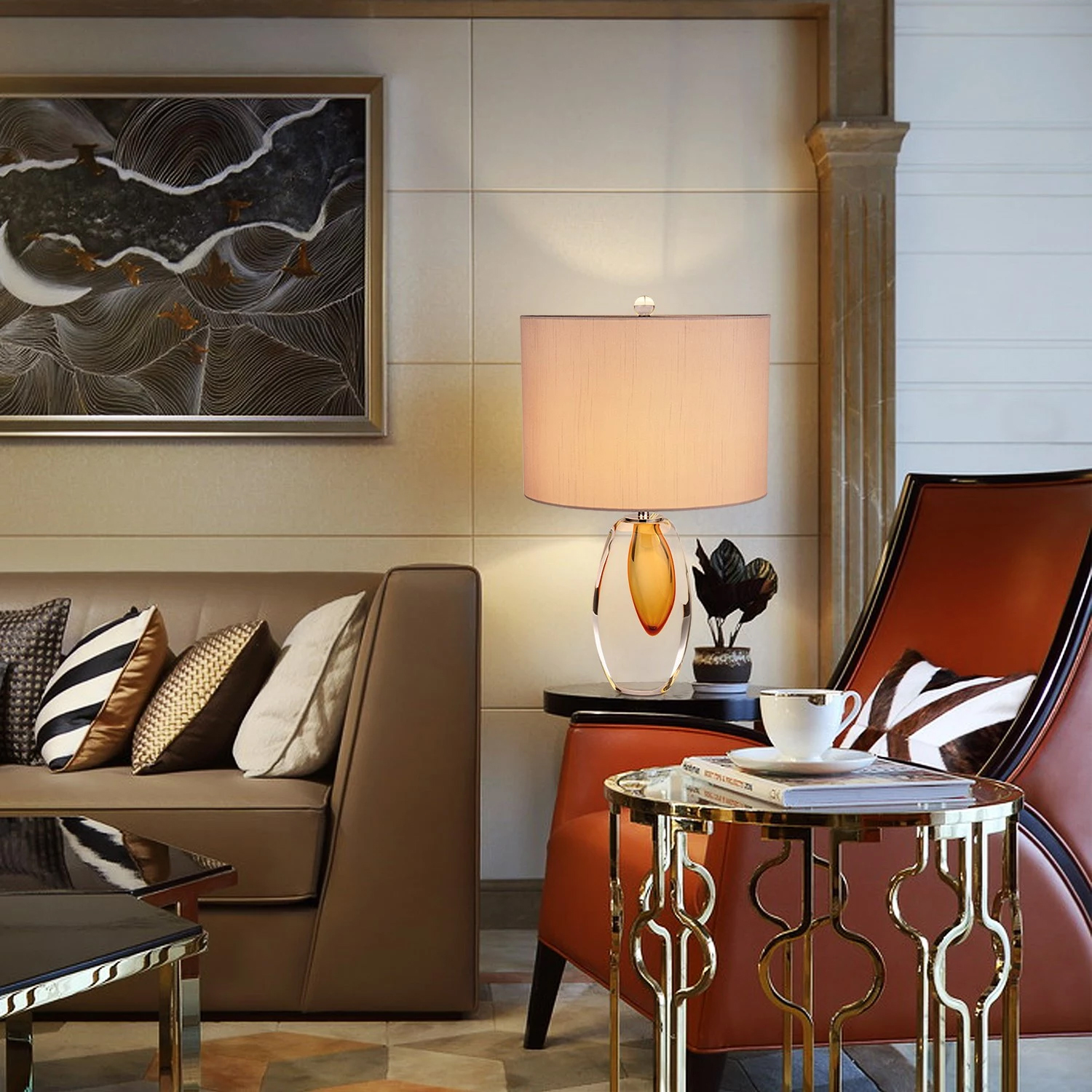 настольная лампа crystal table lamp brtl3023 delight collection