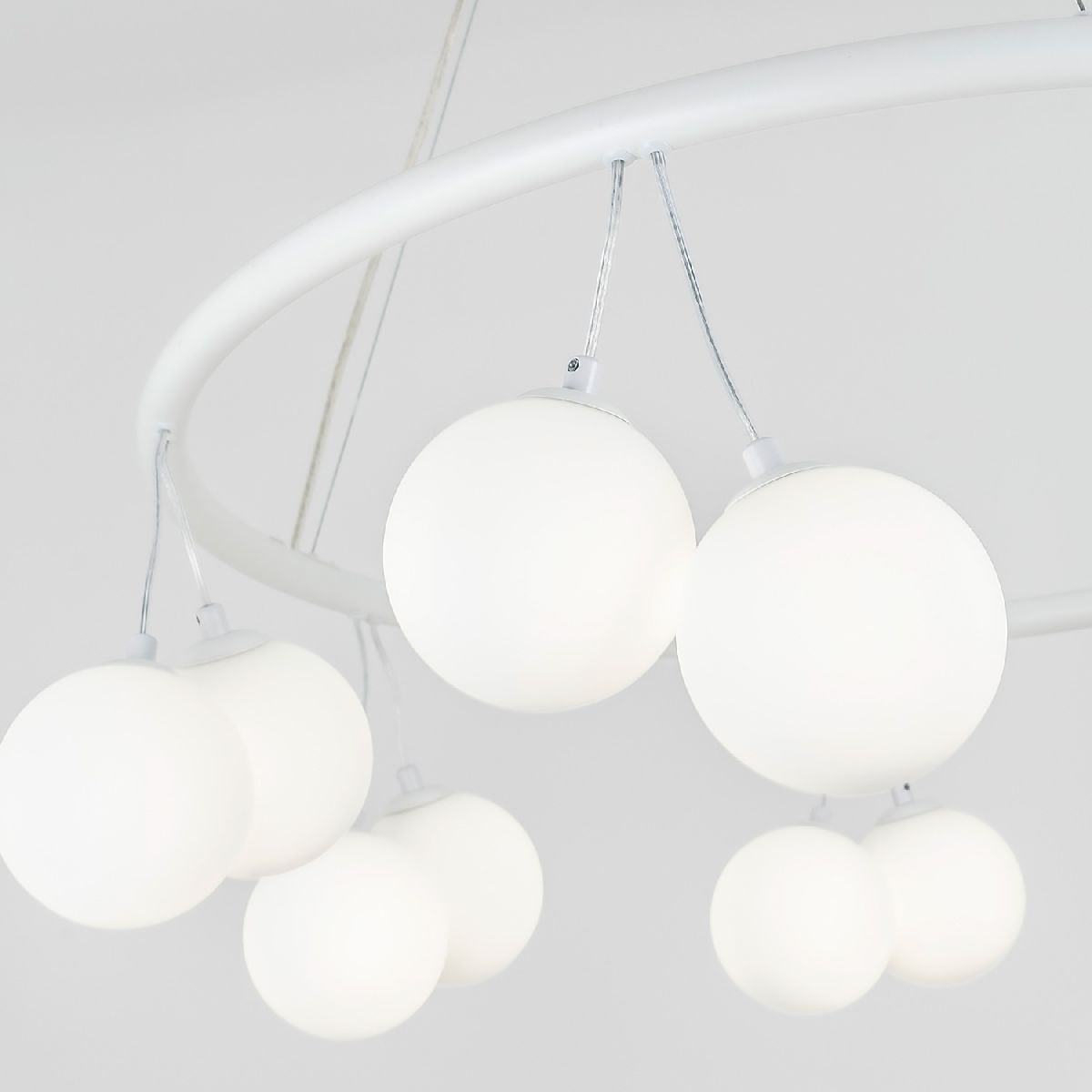 подвесная люстра modestyle ms.6120.14 wh