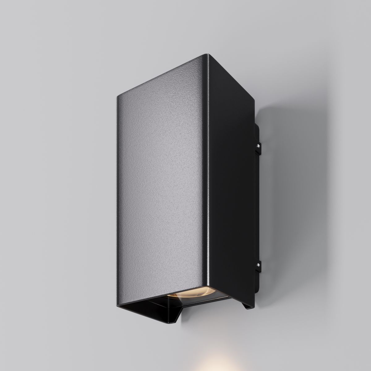 уличный настенный светильник maytoni shell o505wl-l3b3k