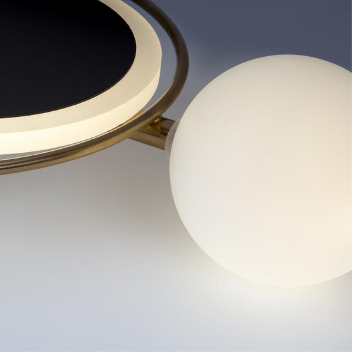 бра arte lamp polaris a2604ap-7bk