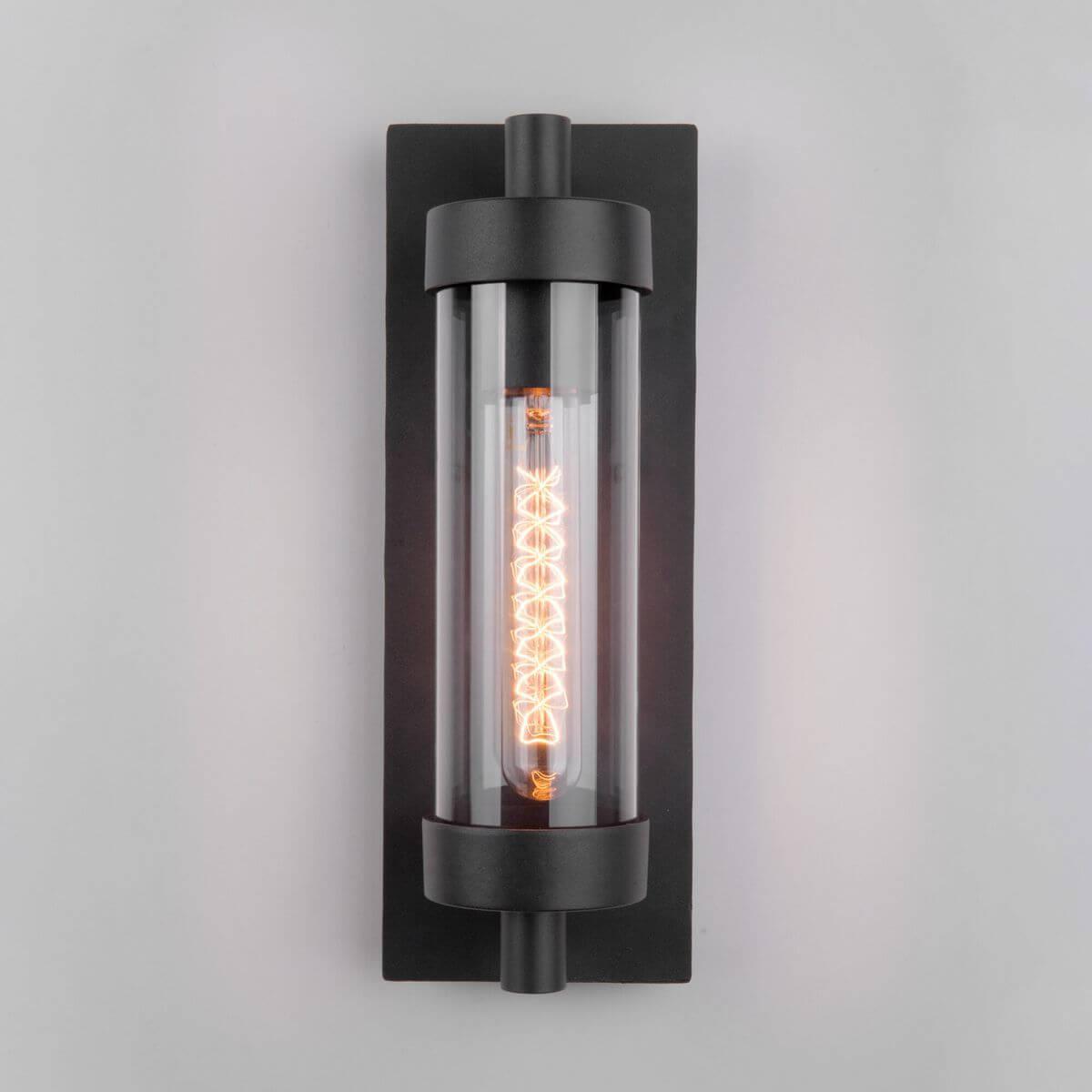 уличный настенный светильник elektrostandard pipe d 35151/d чёрный 4690389183737